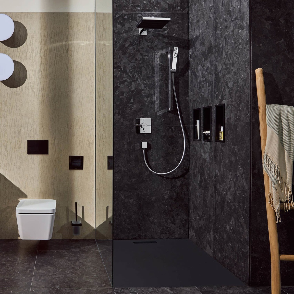 Лейка для верхнего душа HANSGROHE Pulsify E EcoSmart+ 260мм пластик хром 24333000