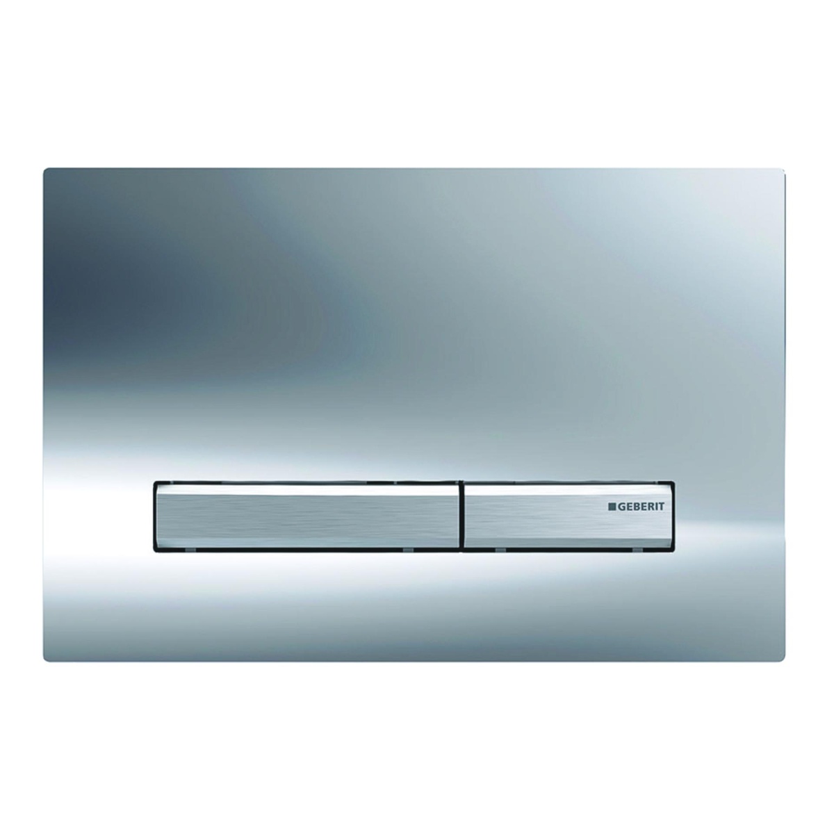 Кнопка слива для инсталляции GEBERIT SIGMA50 металлическая двойная глянцевая хром 115.788.21.2