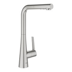 Змішувач для кухні із висувною лійкою GROHE Scala сатин латунь 30441DC0