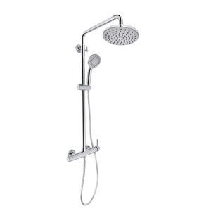 Душевая система Q-TAP Sloup с верхним душем латунь хром QT57103OC