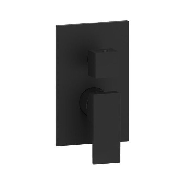 Змішувач прихованого монтажу з перемикачем PAFFONI Elle чорний латунь 190x120мм EL019NO-M