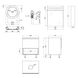 Набір меблів для ванної Q-TAP Robin сірий QT044RO42981 2 з 7