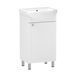 Тумба із умивальником ROZZY JENORI FORT 40x75x29см на підлогу біла RJFU010-0140WHSET(RJFU010-0140WH + K667-005)