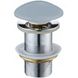 Донний клапан натискний для раковини MEXEN 65мм без переливу керамічний 1 1/4" матований сірий MEX-79910-69 1 з 2