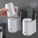 Набор аксессуаров для ванной MVM №7 округлый пластиковый серый MVM-MH-07 white/gray 6 из 13