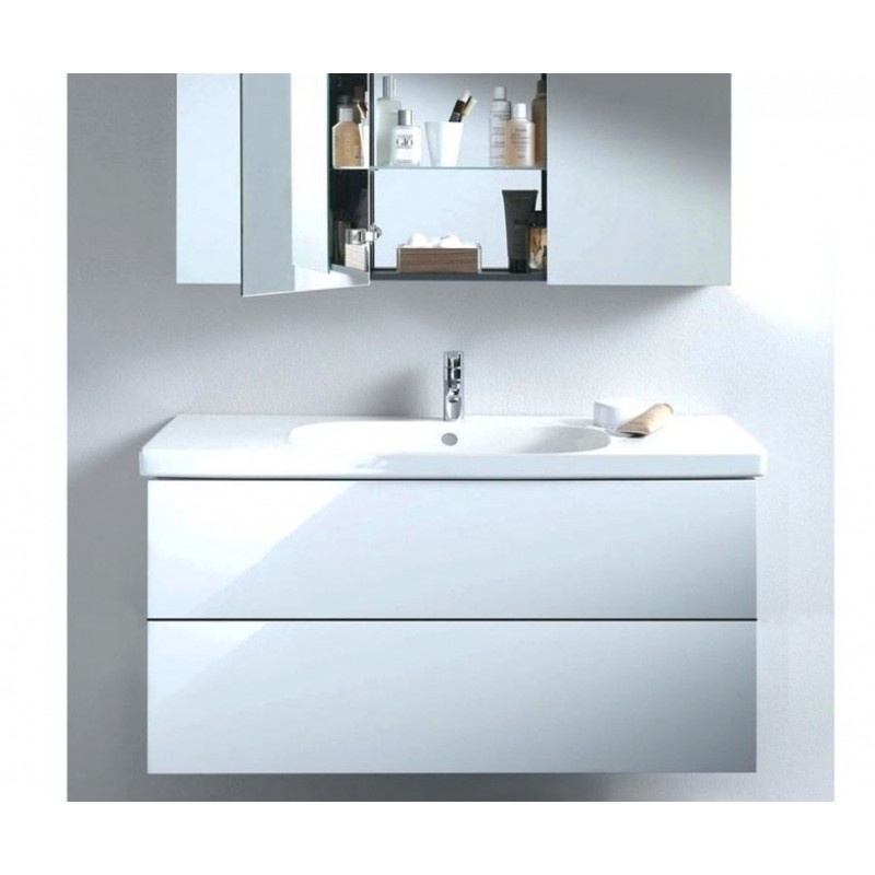 Умывальник подвесной для ванной 1050мм x 480мм DURAVIT D-CODE белый прямоугольная 03421000002