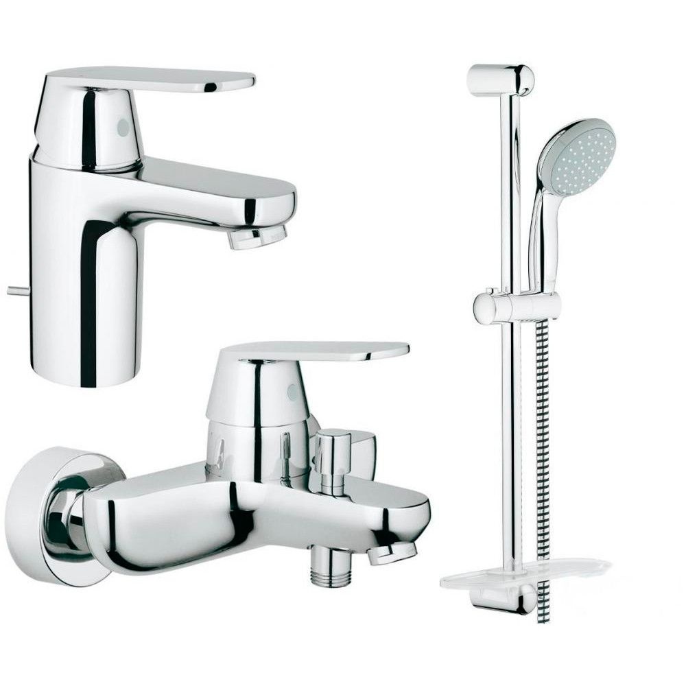 Набор смесителей для ванны GROHE Eurosmart Cosmopolitan хром латунь 126111 S