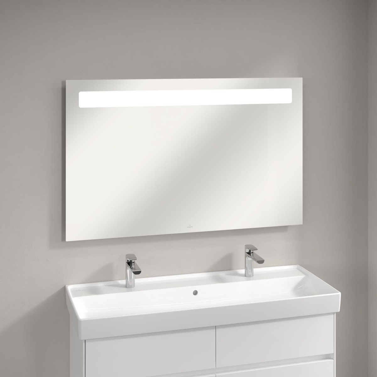 Зеркало в ванную VILLEROY&BOCH More To See 14 75x120см c подсветкой прямоугольное A4291200
