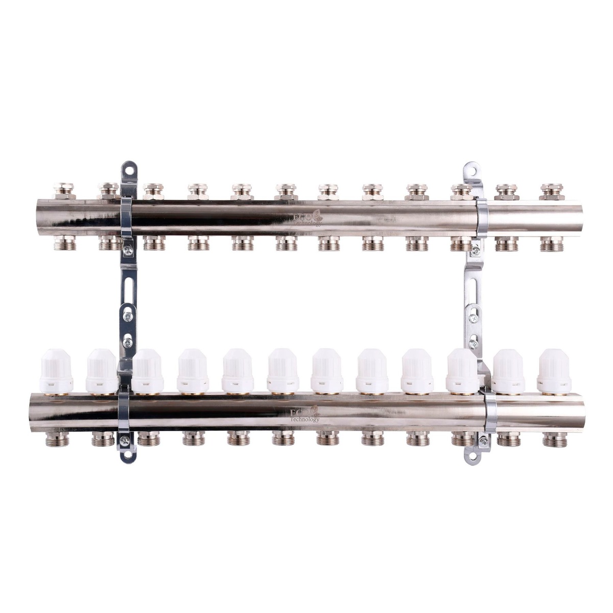 Коллектор для системы отопления ECO TECHNOLOGY 12 контуров 1"/3/4" 001С 000022541