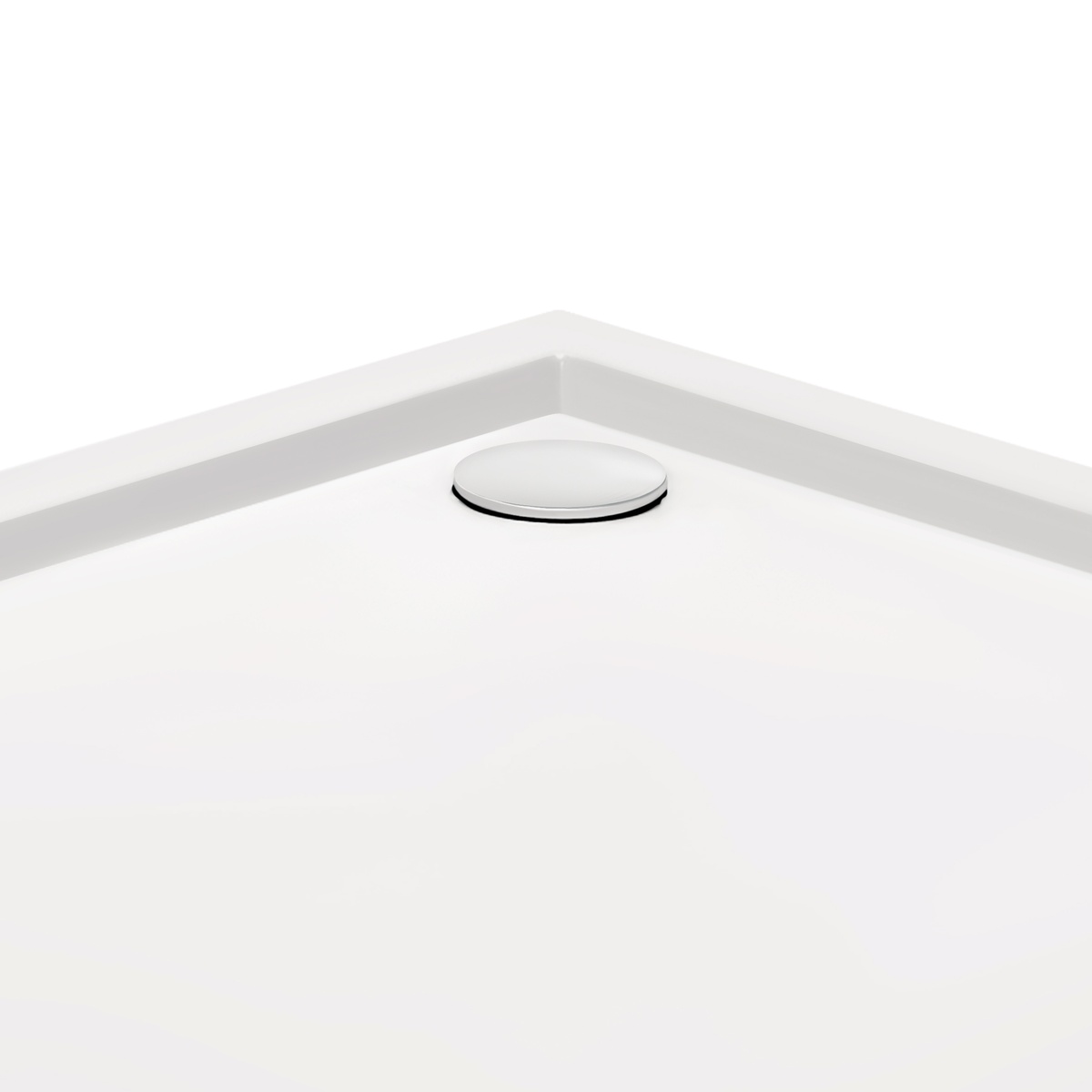 Піддон для душової кабіни Q-TAP Tern TERN301112 100x100x12см квадратний акриловий із сифоном білий