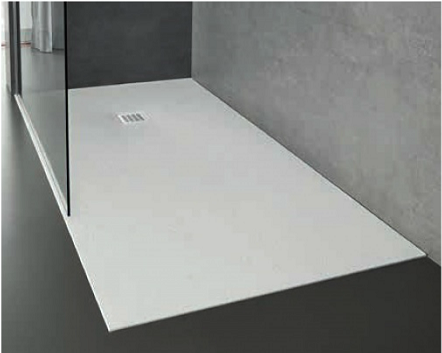 Піддон для душової кабіни ROCA TERRAN AP014B038401100 120x90x2.8см прямокутний із штучного каменю із сифоном білий