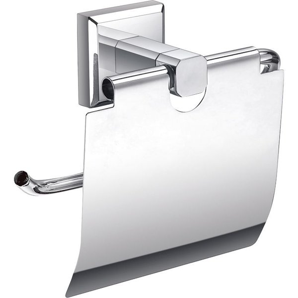 Держатель туалетной бумаги с крышкой TOPAZ TКВ 9926 хром металл 000021233