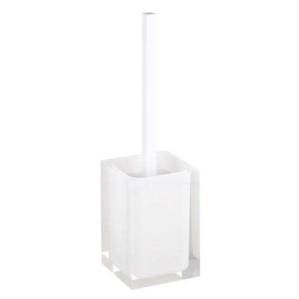 Йоржик для унітазу підлоговий BEMETA VISTA прямокутний пластиковий білий 120113316-104