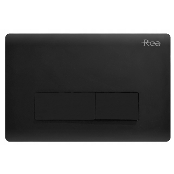 Кнопка слива для инсталляции REA E0111 H пластиковая двойная матовая черная reay-00000000093