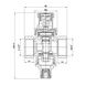 Редуктор тиску води SANDI FORTE поршневий 3/4" для гарячої води SF241W20 2 з 2