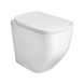 Унітаз підлоговий безобідковий білий без бачка AXA White Jam без сидіння випуск в стіну 3312601 1 з 5