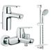 Набор смесителей для ванны GROHE Eurosmart Cosmopolitan хром латунь 126111 S 1 из 5