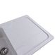 Мийка для кухні гранітна прямокутна PLATINUM 7850 VERONA 780x500x180мм без сифону сіра PLS-A25160 6 з 10