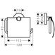 Набор аксессуаров для ванной HANSGROHE Logis Universal 5in1 округлый металлический хром 41728000 11 из 11