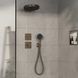 Внешняя часть смесителя без скрытой части HANSGROHE ShowerSelect Comfort E бронза латунь 155x155мм 15575140 3 из 6