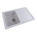 Мийка для кухні гранітна прямокутна PLATINUM 7850 VERONA 780x500x180мм без сифону сіра PLS-A25160 2 з 10