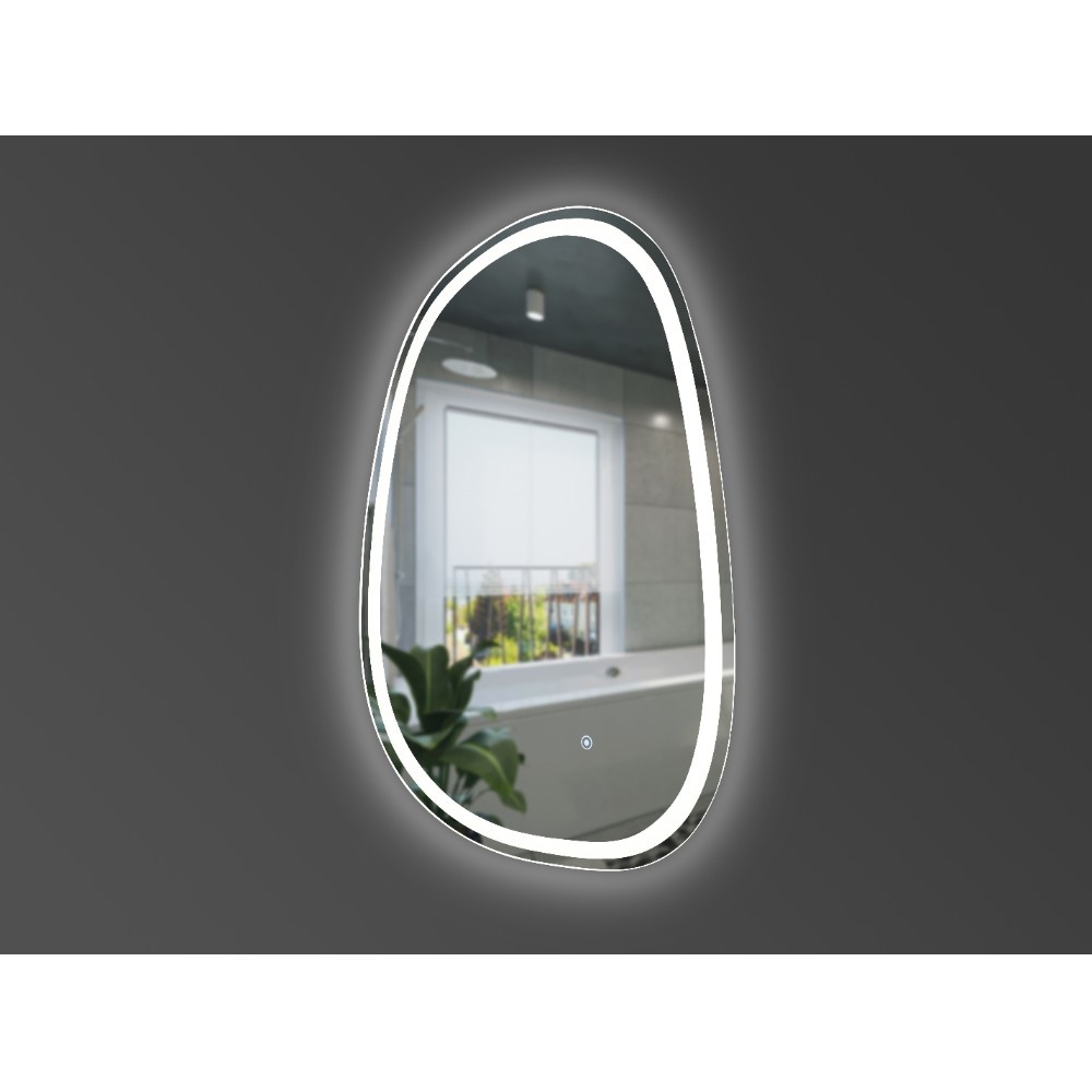 Зеркало в ванную DEVIT Style 82.8x52.8см c подсветкой овальное 5415080