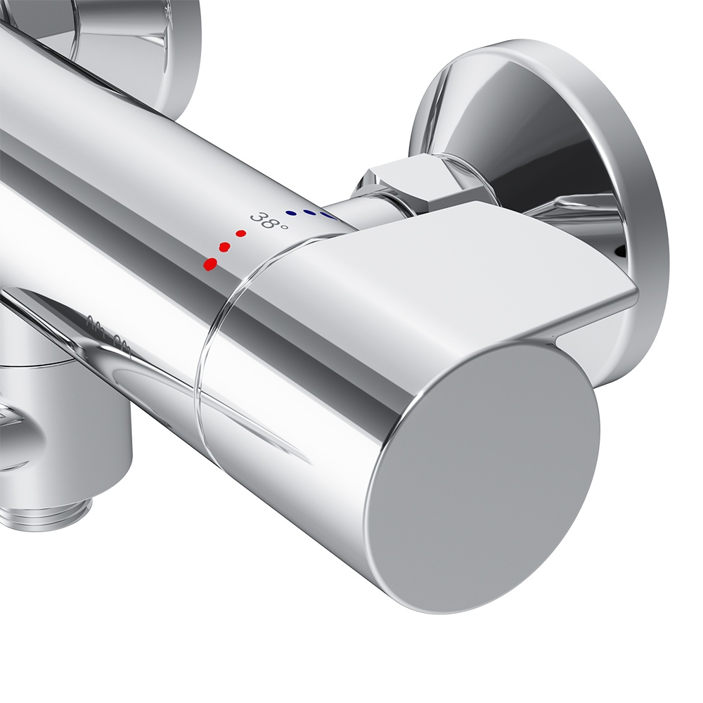 Cмеситель для ванны с термостатом AM.PM X-Joy хром латунь F85A50000