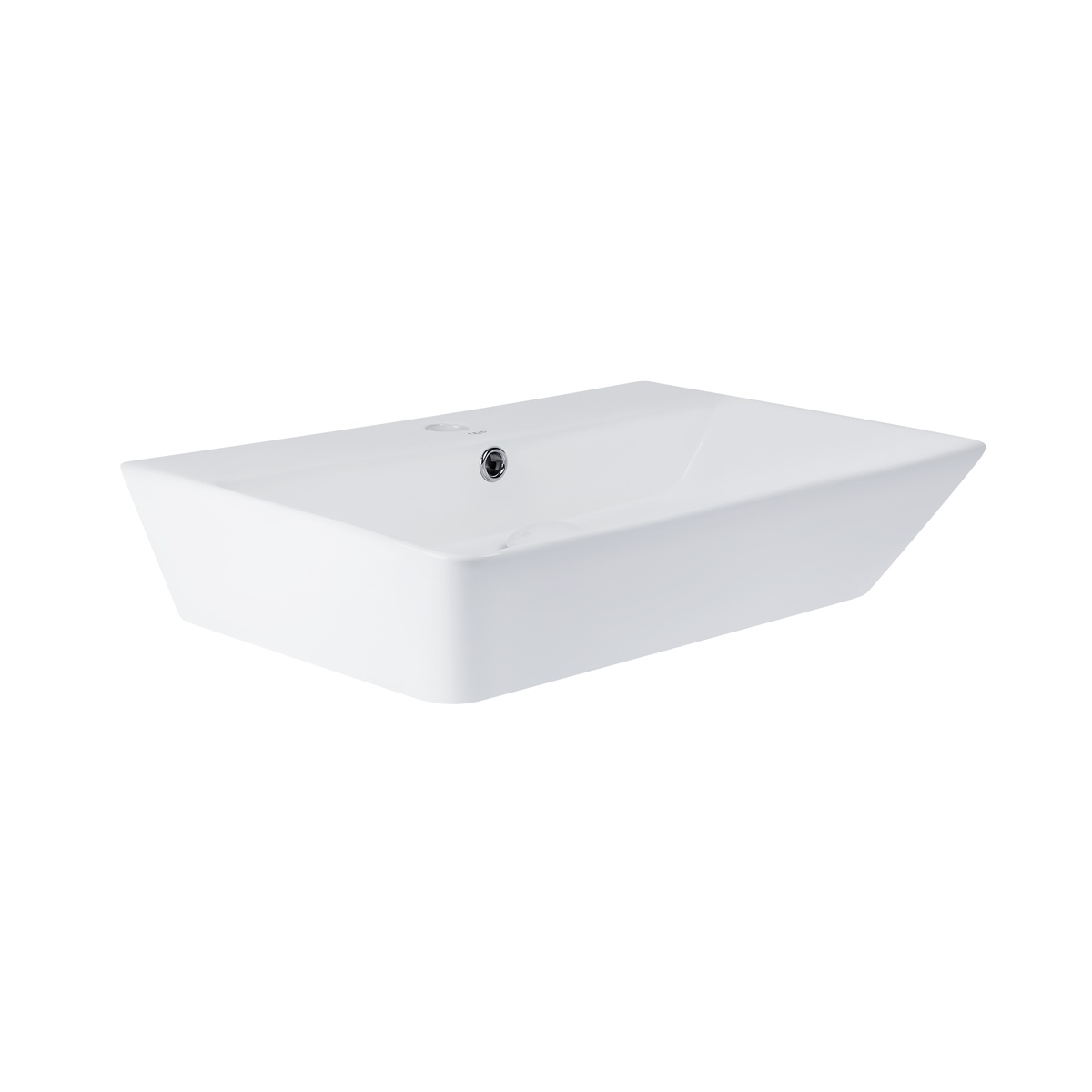 Раковина підвісна для ванної 595мм x 420мм Q-TAP Virgo білий прямокутна QT18112253W