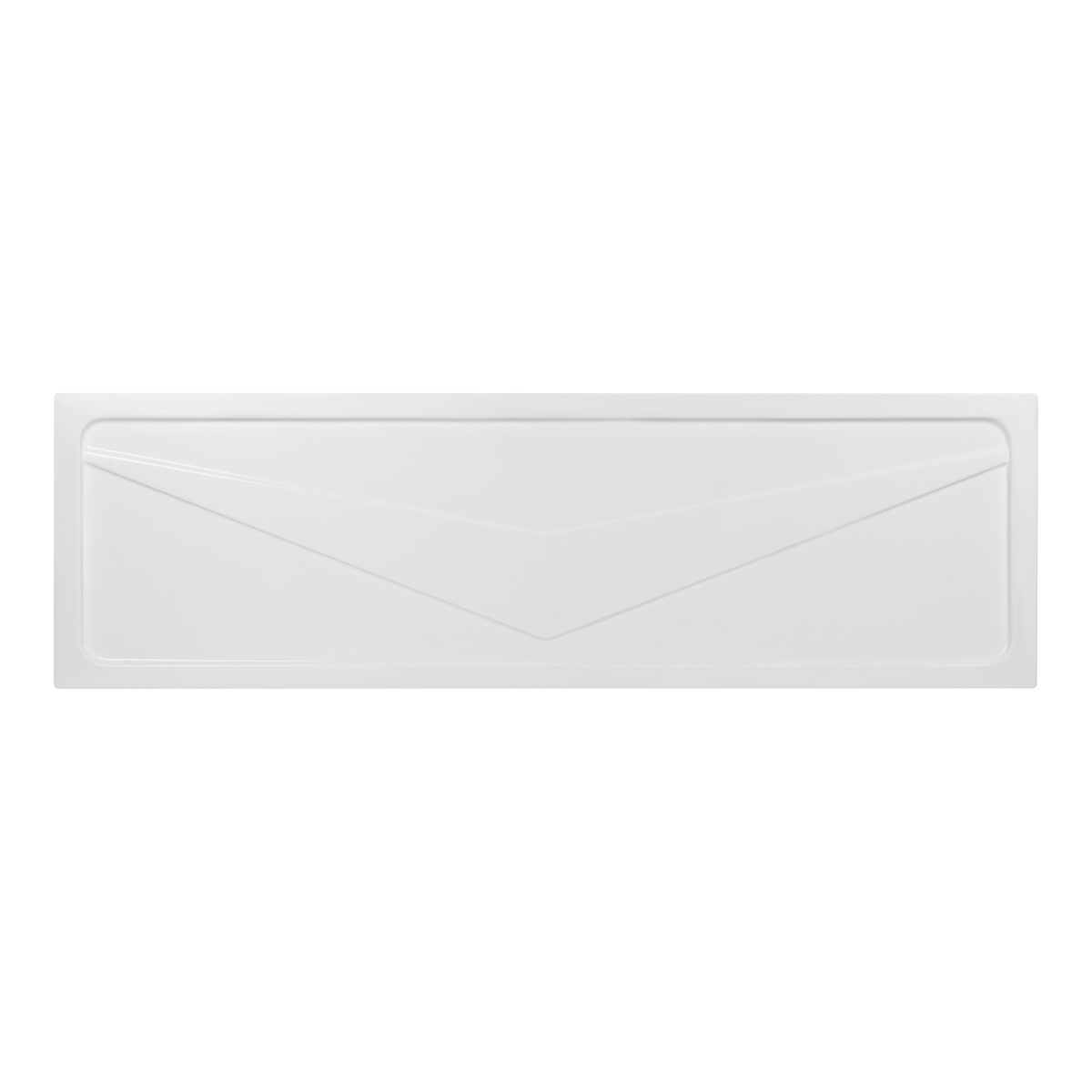 Панель для ванны белая акриловая LIDZ PANEL R 1605x450мм LPR160