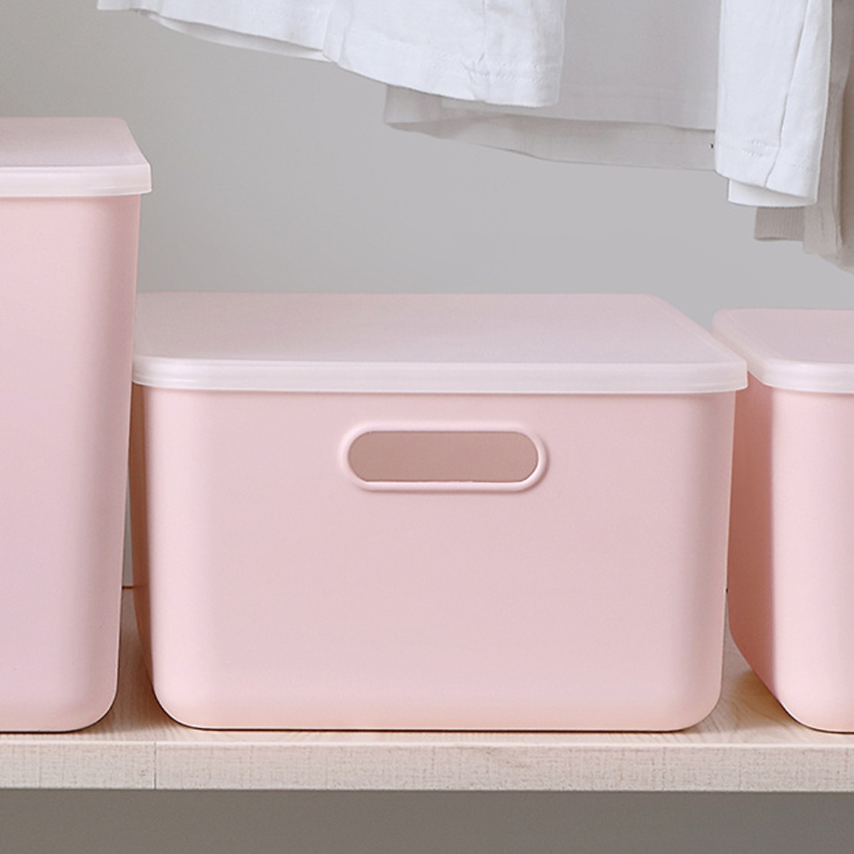 Ящик для зберігання MVM пластиковий рожевий 160x257x360 FH-13 XL LIGHT PINK