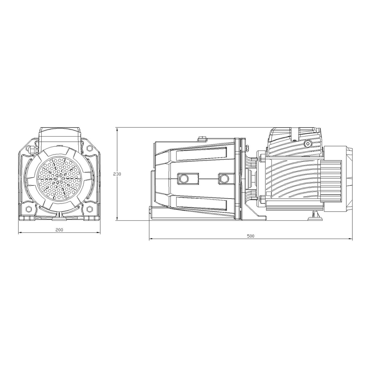 Насос поверхностный PUMPMAN центробежный JET200 1500Вт 8.4м³/ч Hmax 52м CV029759