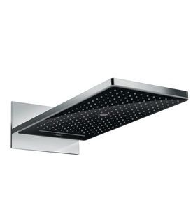 Верхний душ с кронштейном HANSGROHE Rainmaker 300мм латунь черный 24001600