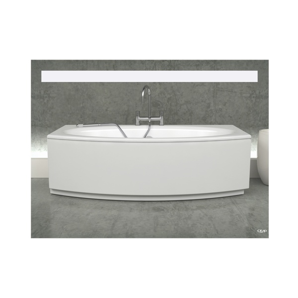 Зеркало прямоугольное для ванной Q-TAP Mideya Modern 60см x 80см c подсветкой QT207814146080W