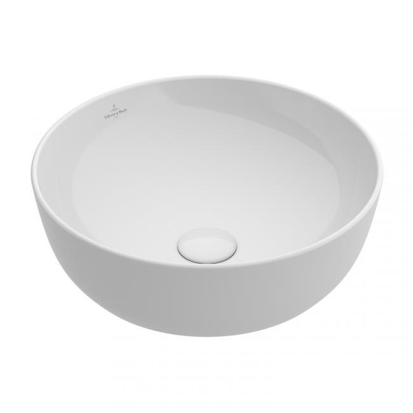 Раковина чаша накладная на тумбу для ванны 430мм x 430мм VILLEROY&BOCH ARTIS белый круглая 41794301