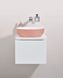 Раковина чаша накладная на тумбу для ванны 430мм x 430мм VILLEROY&BOCH ARTIS розовый круглая 417943BCT0 3 из 5