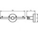 Полотенцедержатель с крючками HACEKA Kosmos хром металл 4 крючка 1112681 3 из 3