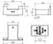 Крючок настенный двойной SONIA S-Cube 166817 прямоугольный металлический хром 2 из 3