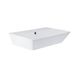 Раковина підвісна для ванної 595мм x 420мм Q-TAP Virgo білий прямокутна QT18112253W 4 з 8