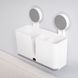 Набор аксессуаров для ванной MVM №11 округлый пластиковый серый MVM-MH-11 white/gray 6 из 13