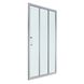 Двері для душової ніші EGER LEXO скляні розсувні трисекційні 195x120см прозорі 6мм профіль хром 599-812/1 1 з 6