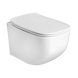 Сиденье для унитаза AXA White Jam AF3301 с микролифтом дюропласт 340x520мм 180мм между креплениями белое (без унитаза) 1 из 6