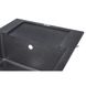 Мойка на кухню керамическая прямоугольная LIDZ 625х500 615мм x 498мм черный с сифоном LIDZBLM14625500200 5 из 7