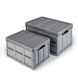 Ящик для зберігання з кришкою MVM пластиковий сірий 230x290x420 FB-1 30L GRAY 16 з 20