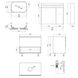 Набор мебели для ванной Q-TAP Robin серый QT044RO42983 2 из 8