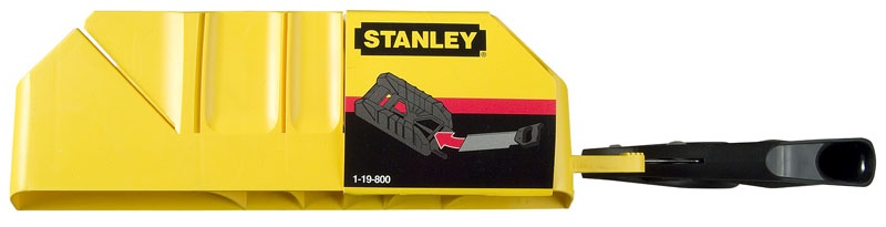 Стусло з ножівкою Stanley, ударостійкий ABS-пластик, 229х96х57мм