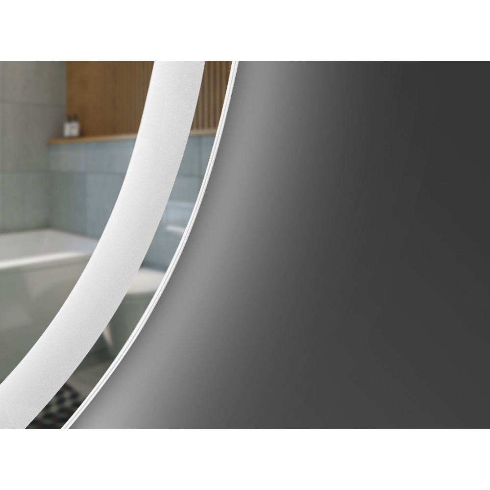 Зеркало в ванную DEVIT Style 92.8x62.8см c подсветкой овальное 5416090