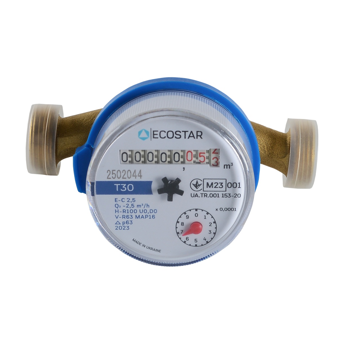 Лічильник для холодної води ECOSTAR E-C 2.5 DN15 1/2" 000023020