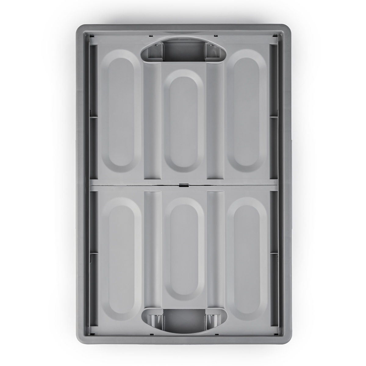 Ящик для зберігання з кришкою MVM пластиковий сірий 290x355x520 FB-1 55L GRAY