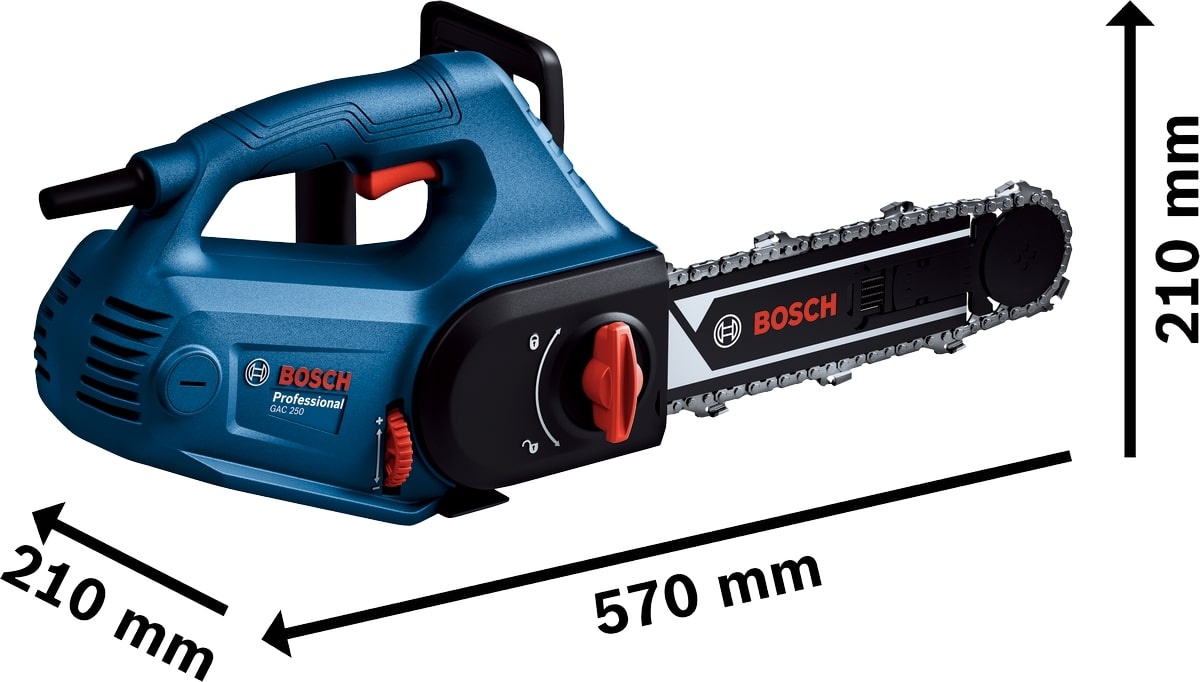 Пила для газобетонних блоків Bosch GAC 250 1200Вт 330мм 3/8" 5000об·хв 4.7кг