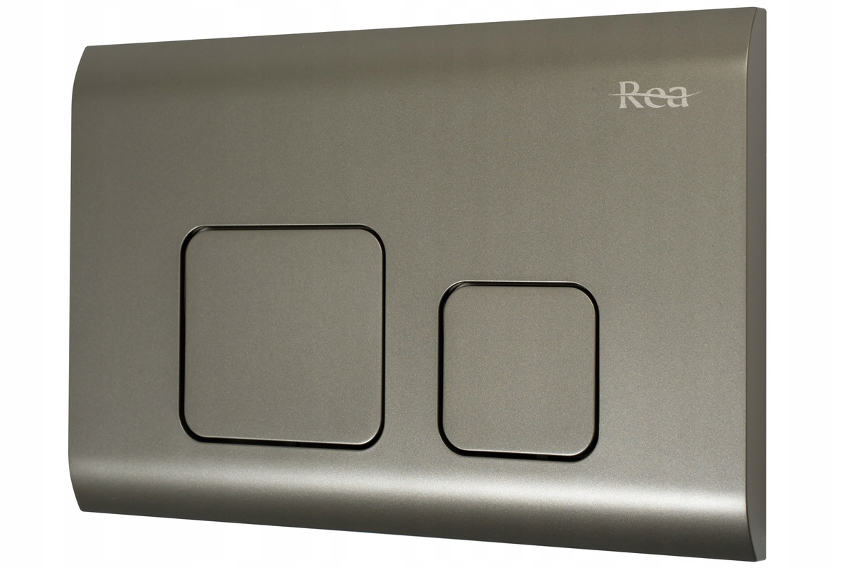 Кнопка слива для инсталляции REA E5699 F NIKIEL пластиковая двойная матовая сатин reay-00000000092